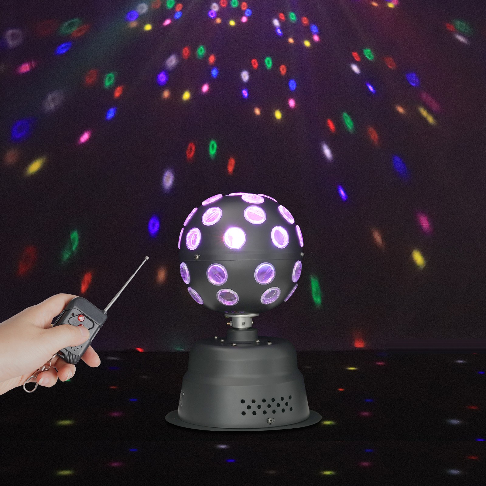 30W LED 9-Color DJ Band Stage Light KTV Disco Party Show Lighting Remote Control