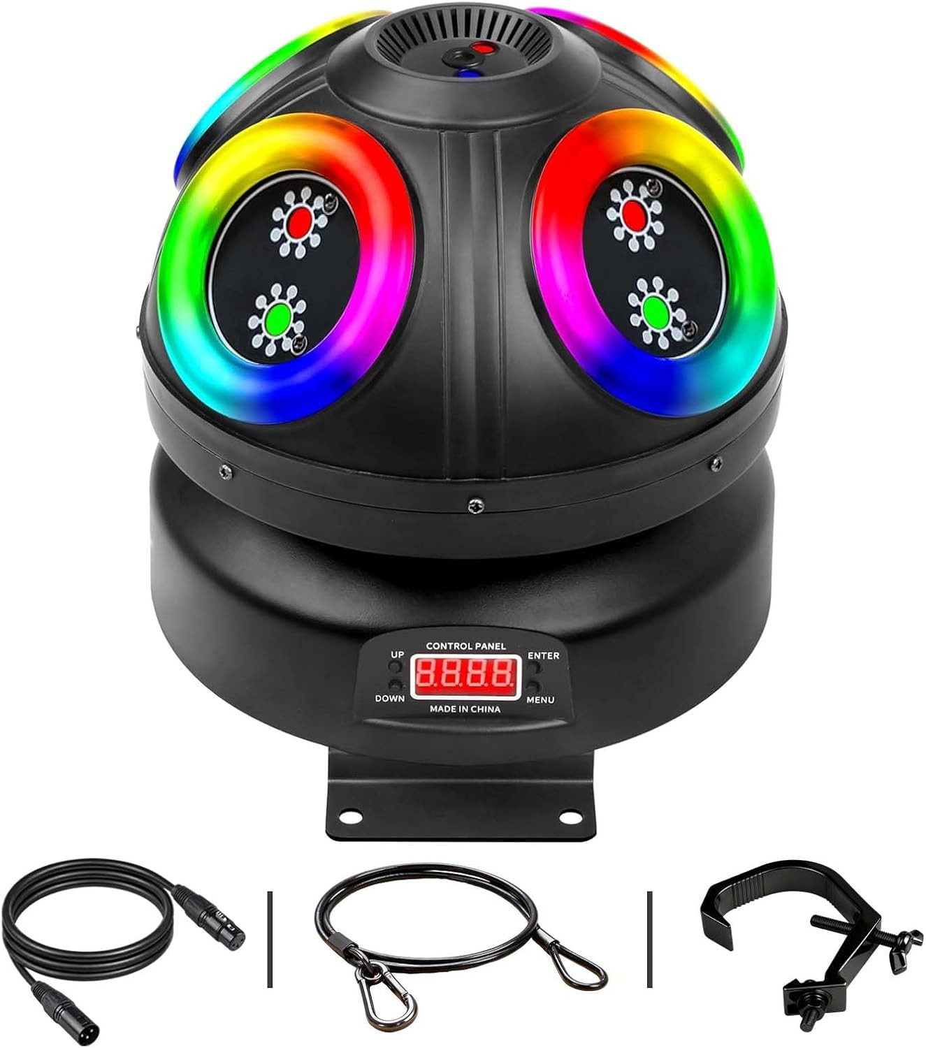 Magic Ball DJ Lights RGB Beam Effect Moving Head Light, Infinite Rotation with D