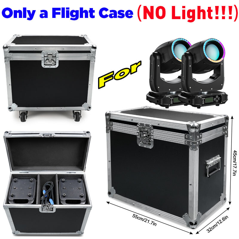 200W LED Moving Head Lights 8Prism RGBW Gobo Beam Spot Light DJ Disco DMX &Case