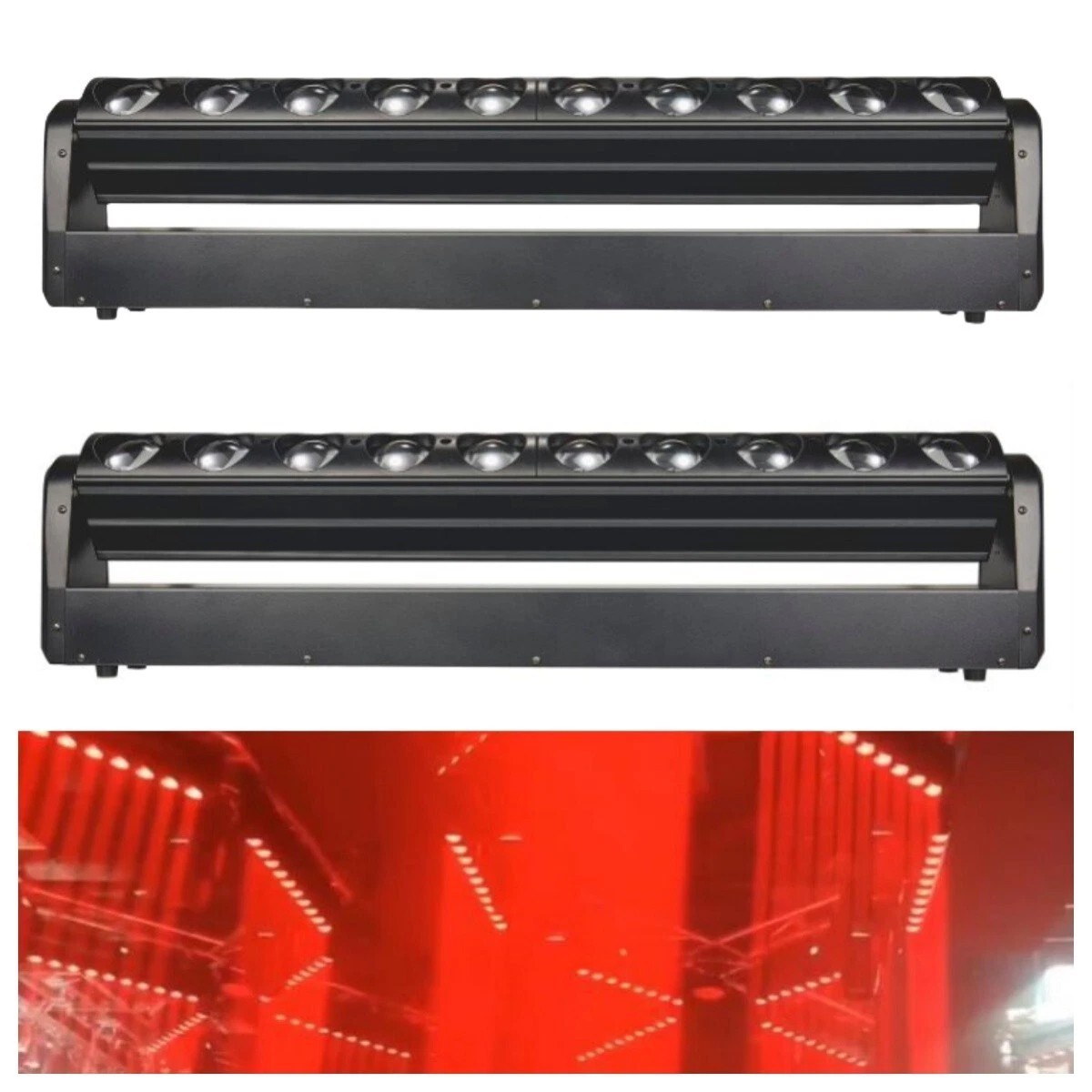 2pc/10x40w Led bar Beam Lights stage 10*40w Moving Head Light Rgbw 4in1 dj light