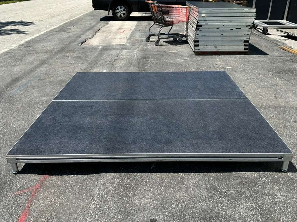 UNBRANDED 4X8FT CARPET STAGE DECK #2114 (FOR ONE ONLY)THS
