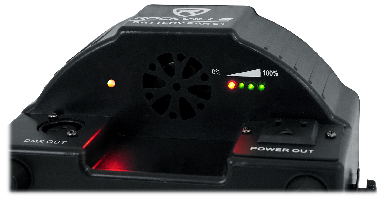 (8) Rockville BATTERY PAR 61 Rechargeable RGBWA+UV DMX DJ Wash Lights+Remotes