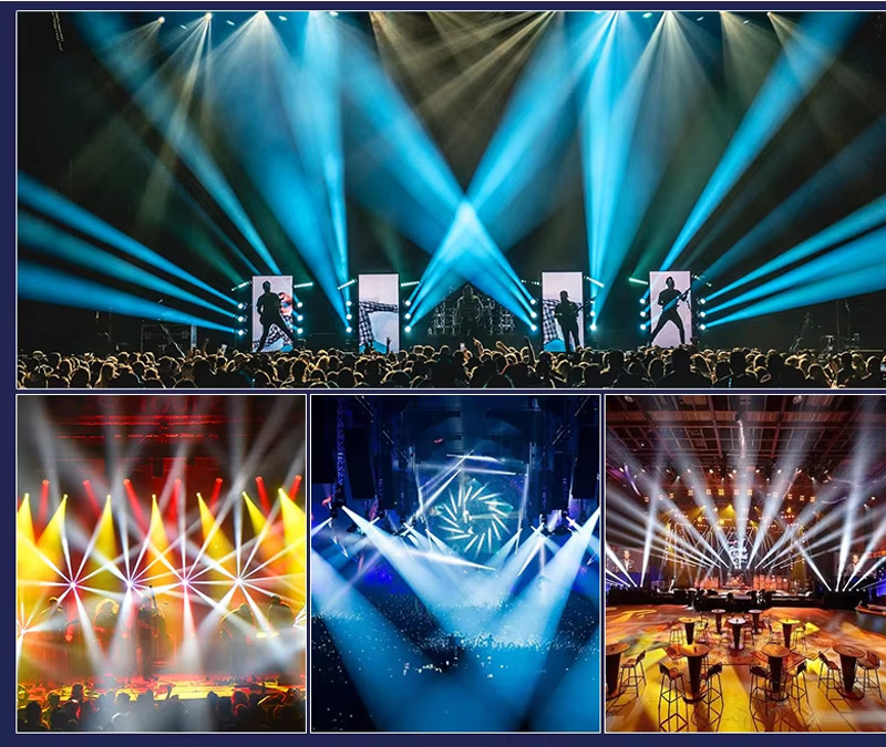 Hot 500W LED Beam Spot Wash CTO CMY Moving Head Light Theatre Stage Beam Lights