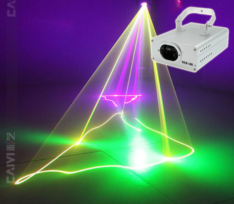 DMX 3D Effect 1050mW Red Green Blue Full color Laser Christmas Decor Lighting Yc