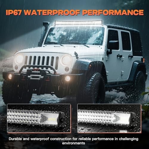LED Light Bar Kits – 32IN Curved 405W Triple Row 32IN-405W LED Light Bar Kits