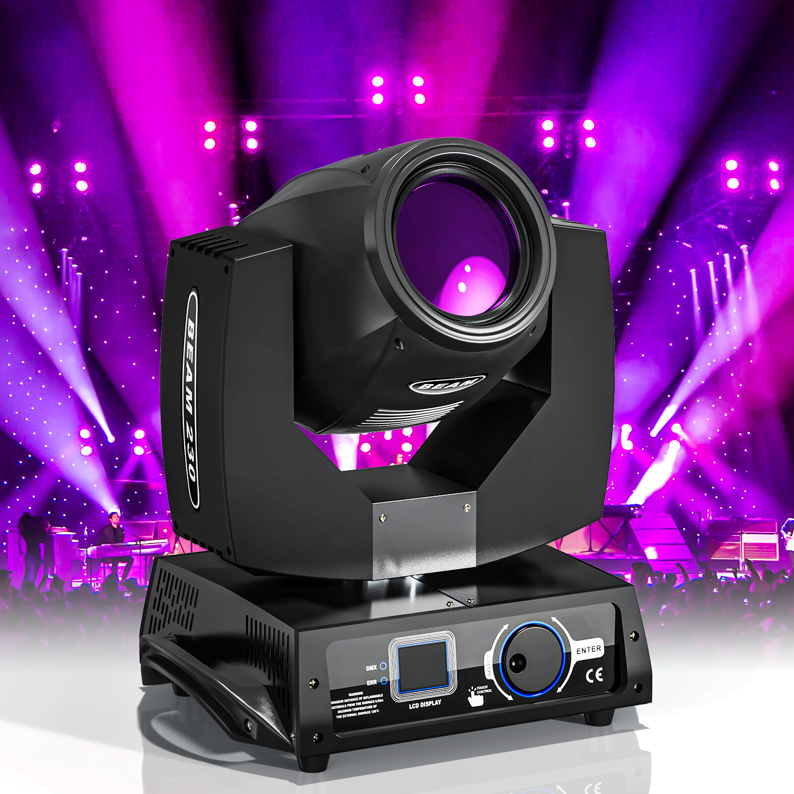 230W 7R Beam Moving Head Light RGBW 16Prism DMX Sharpy Strobe Stage DJ BAR Light