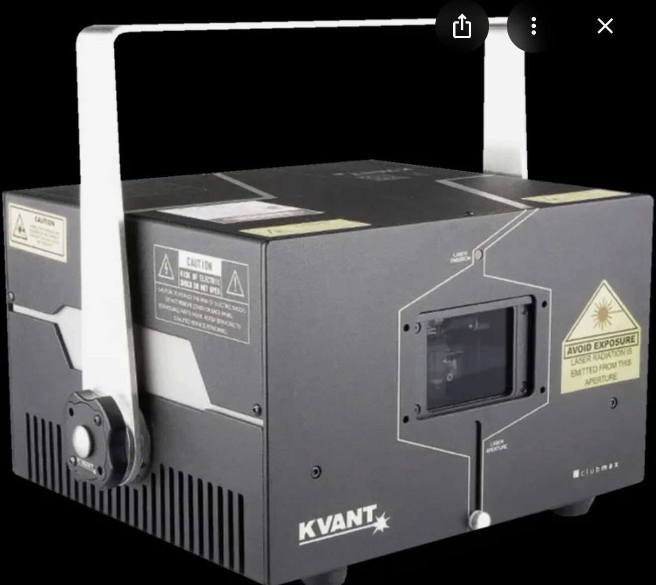 KVANT Clubmax 2000 FB4 Laser Unit Projector FB4 Control Yoke Mount