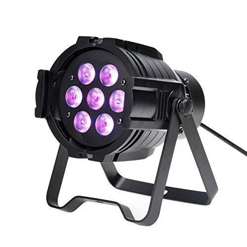 8pcs 7x15W Led Full Color RGBWAUV Par Light DMX512 Stage Performance Stage Light