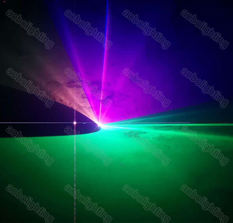500mW RGB Full Color Line Laser Light Night Club DJ Disco Party Beam Stage Light