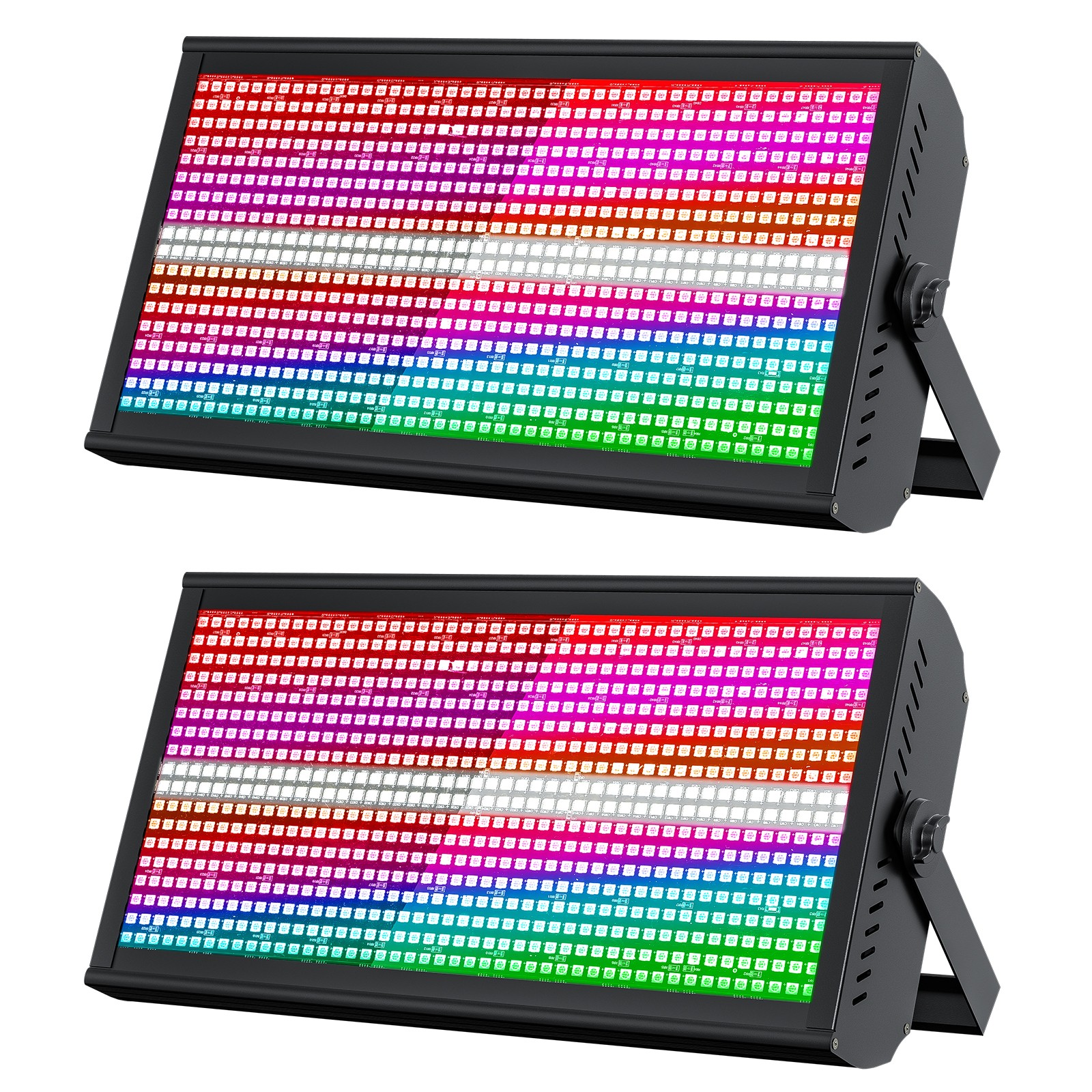 2 PCS 200W 768LED Stage Beam Strobe Light Wall Wash Light DJ Lighting Club Party