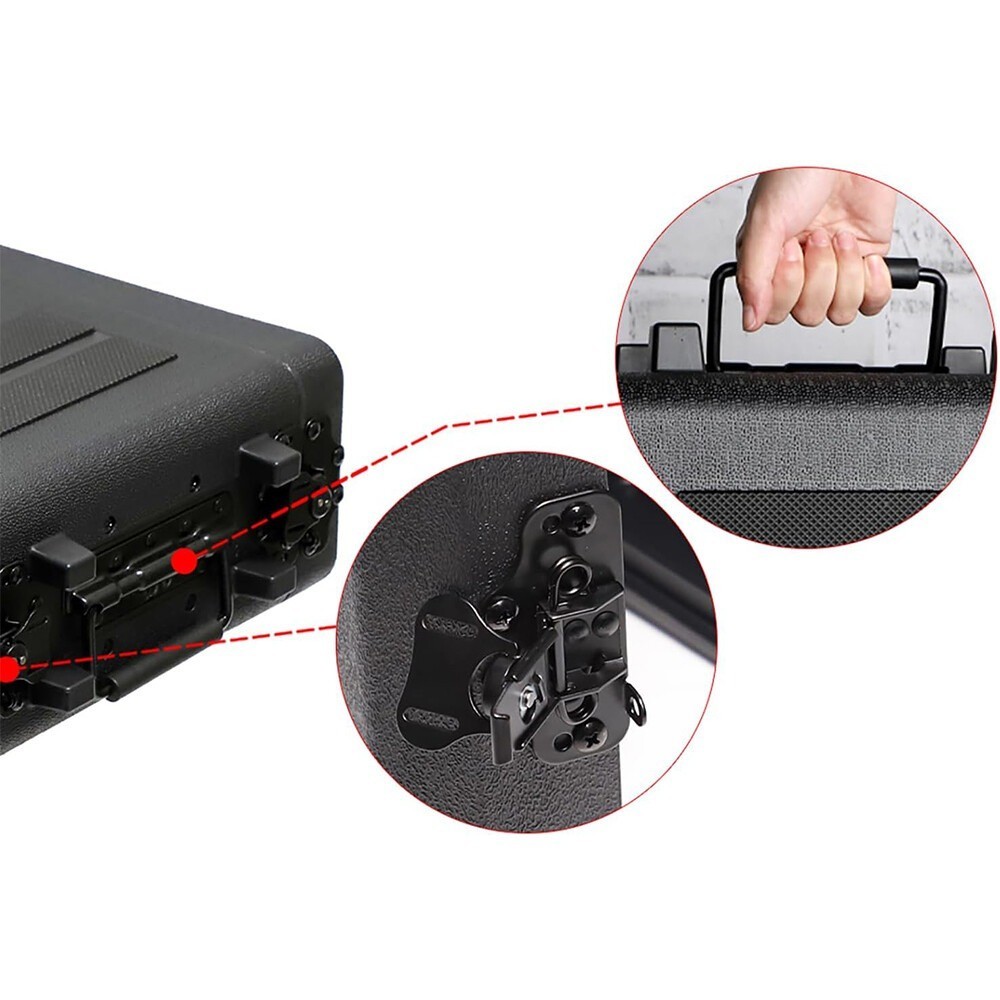 2/4/6 Space Compact HDPE Rack Case – 2U 4U 6U PA DJ Shallow Rack Case For Audio
