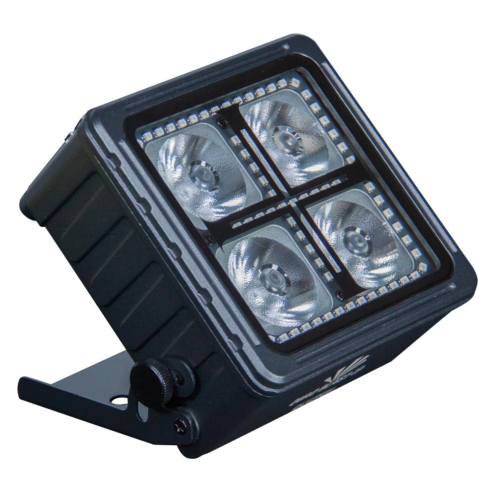 Clutch QUAD BLAST-IP RGBWA+UV LED IP65-Rated Indoor/Outdoor Uplight