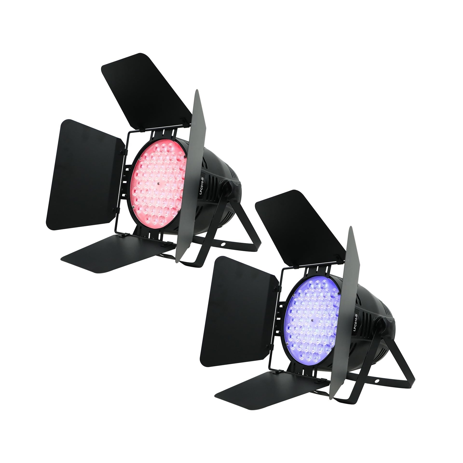 Betopper 54x4W High CRI Par Light with Barn Doors, CRI/RA 90 RGBW 4 in 1 Ultr…