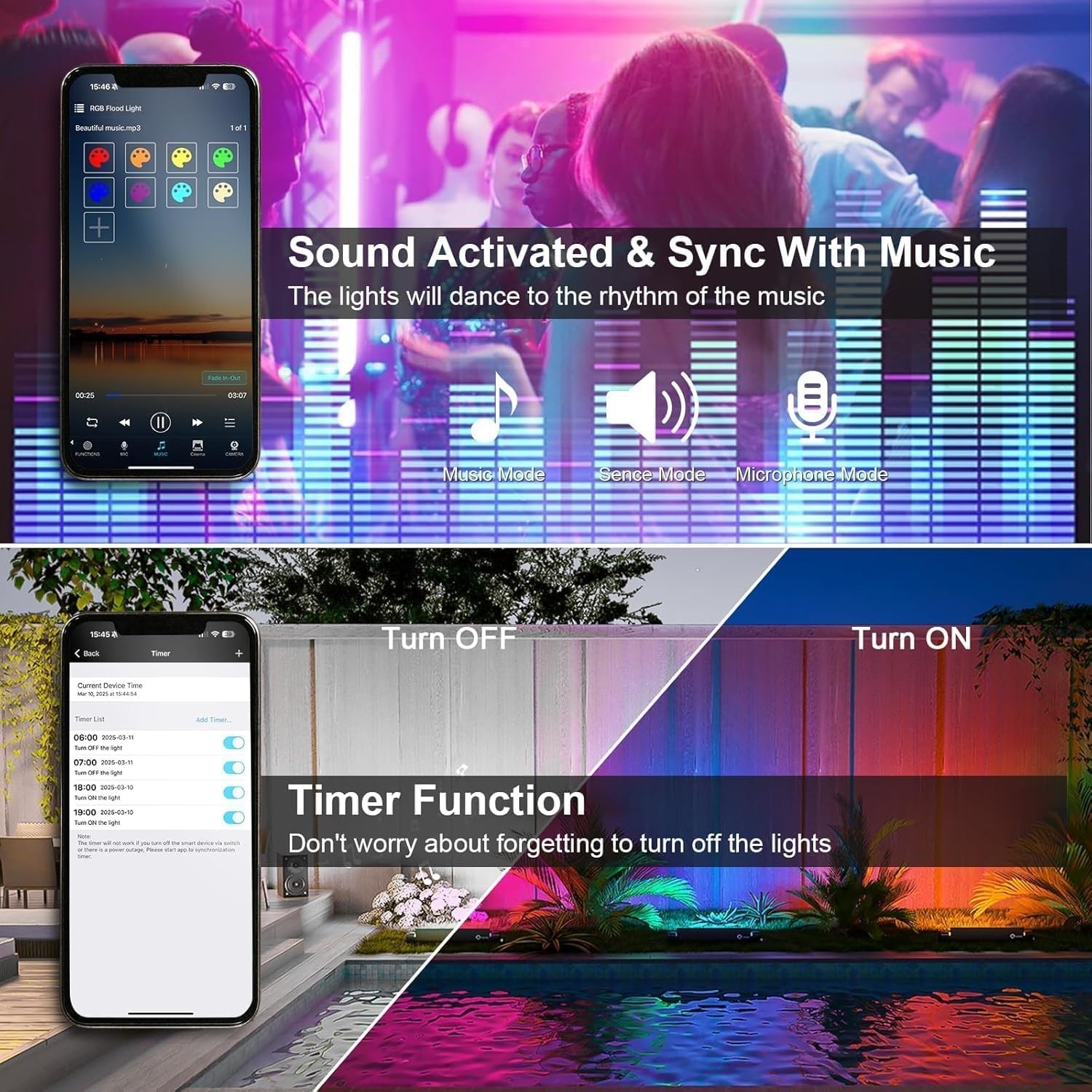 RGB LED Wall Washer Light Waterproof RGB Stage Lighting Bar with Remote Control