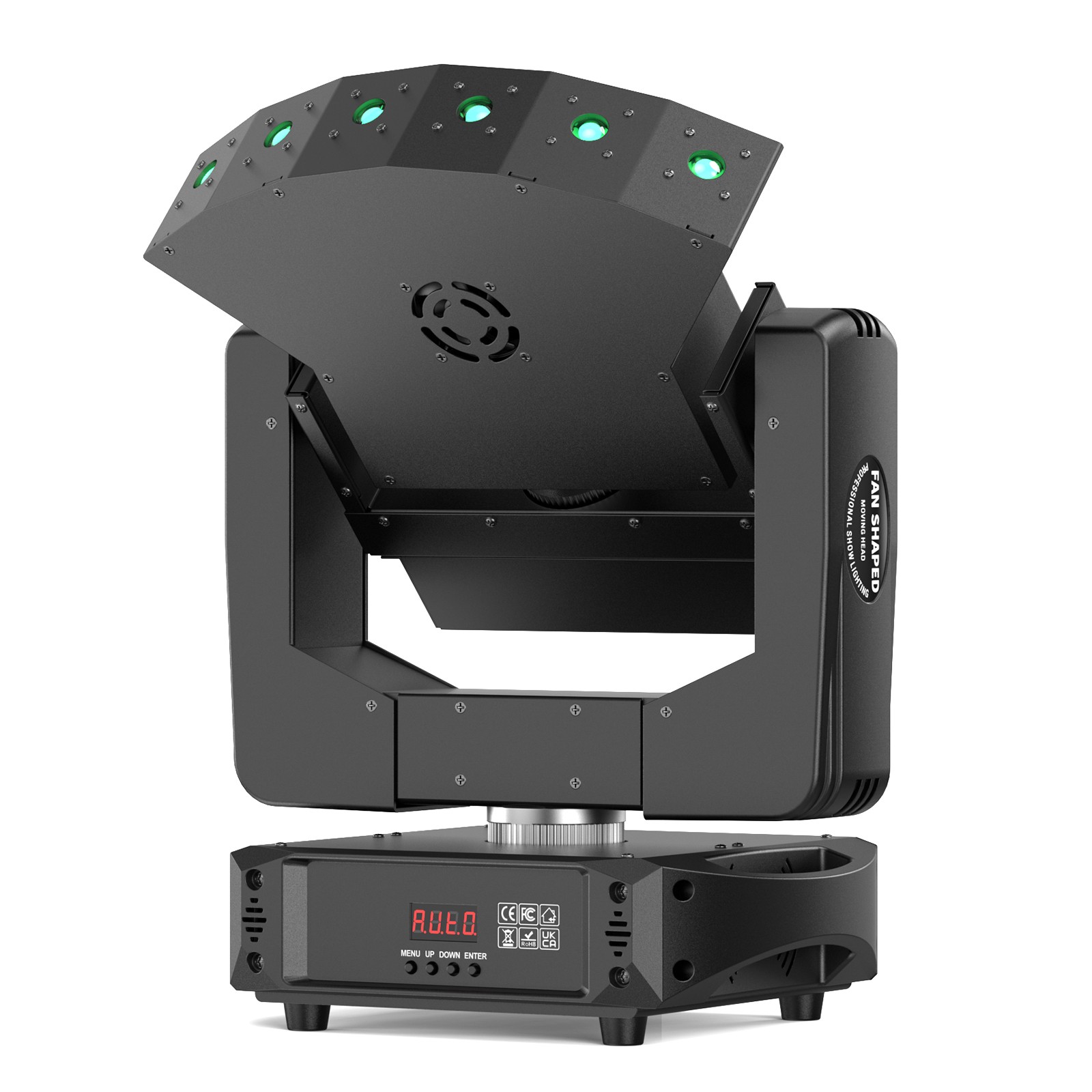 6-Eyes 3-Axis Laser Moving Head Light RGB Beam Stage Lighting DJ Disco Show DMX