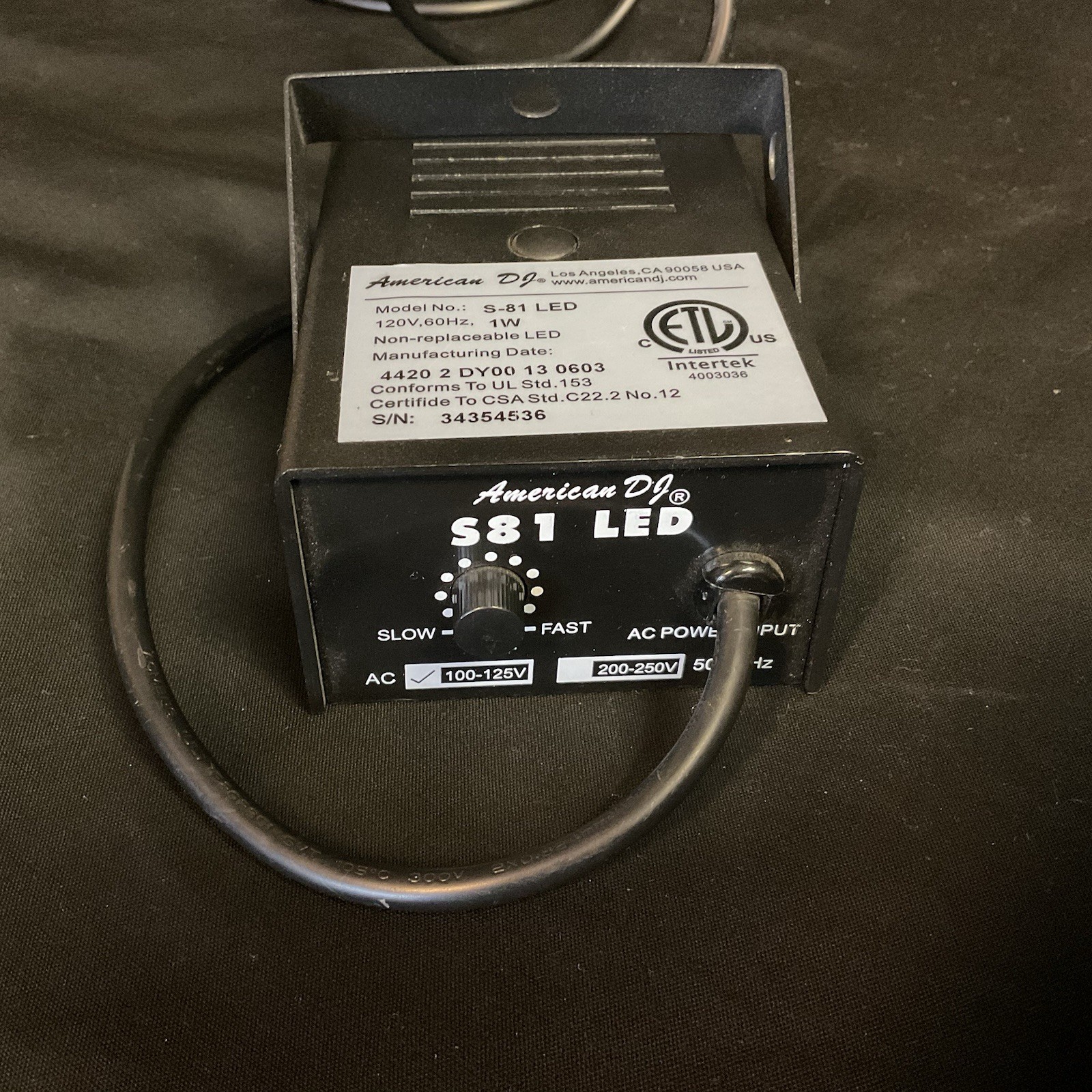 American DJ S-81 LED Strobe Light