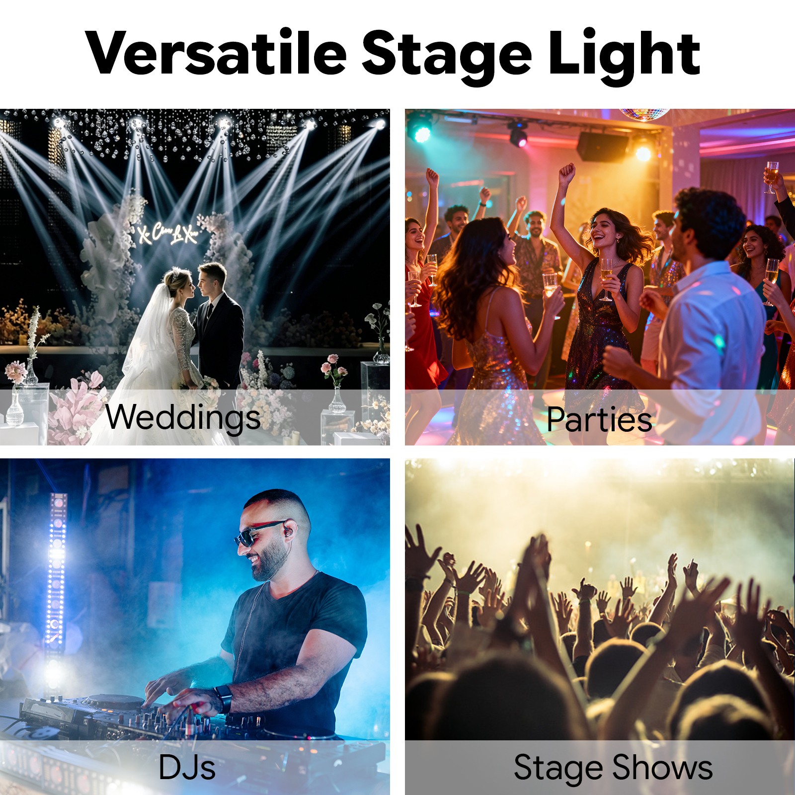 7R 230W Moving Head Light 18Prism Beam Stage RGBW DMX Spotlight DJ Disco