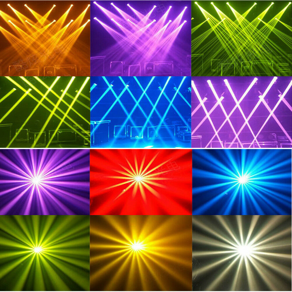 2PCS 230W 7R Beam Moving Head Light Sharpy 16+8 Prism Gobo Stage Bar DJ lighting
