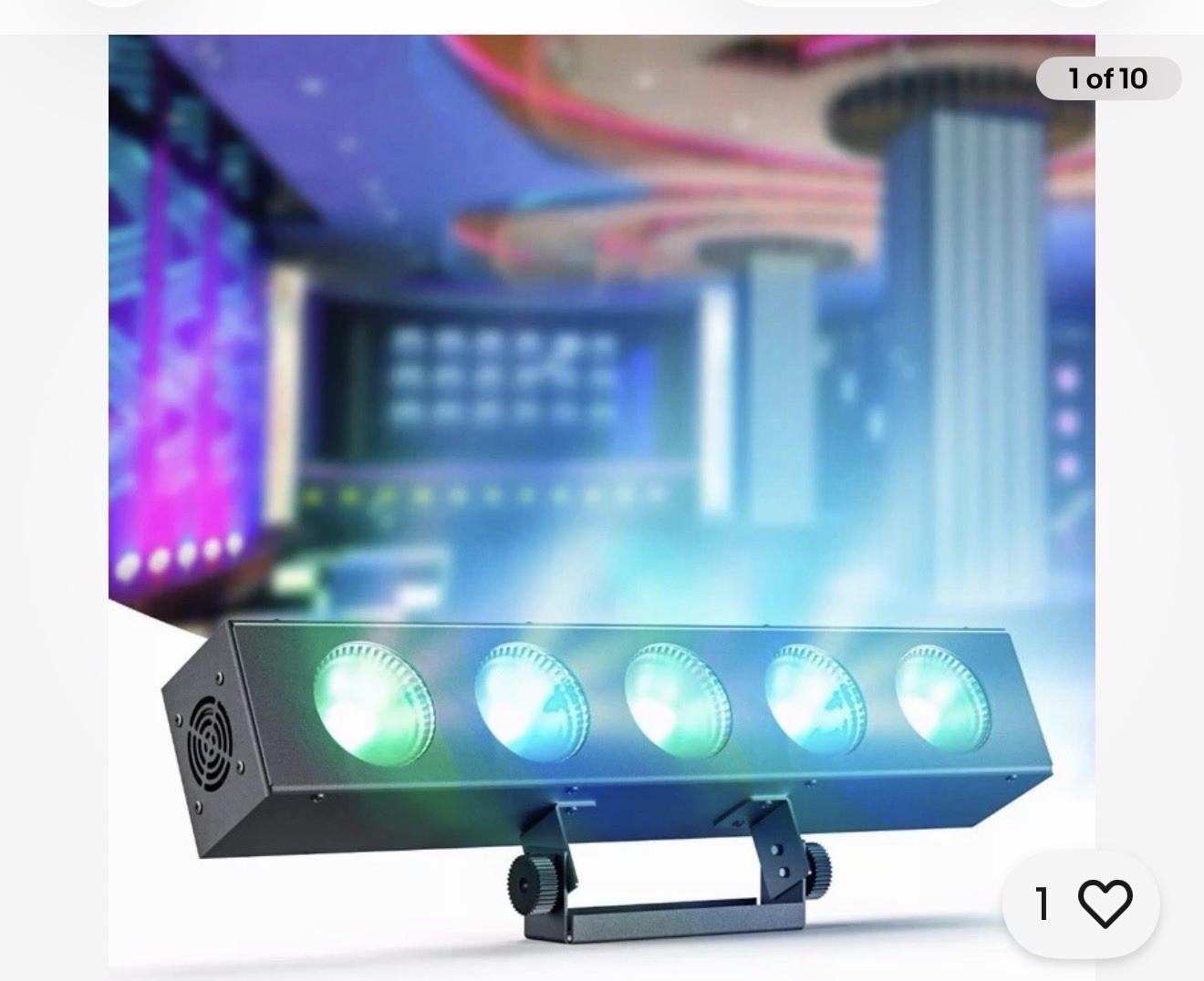 5 Eye LED Blinder Bar 100W RGBW DMX Wall Wash Stage Light DJ COB Effect