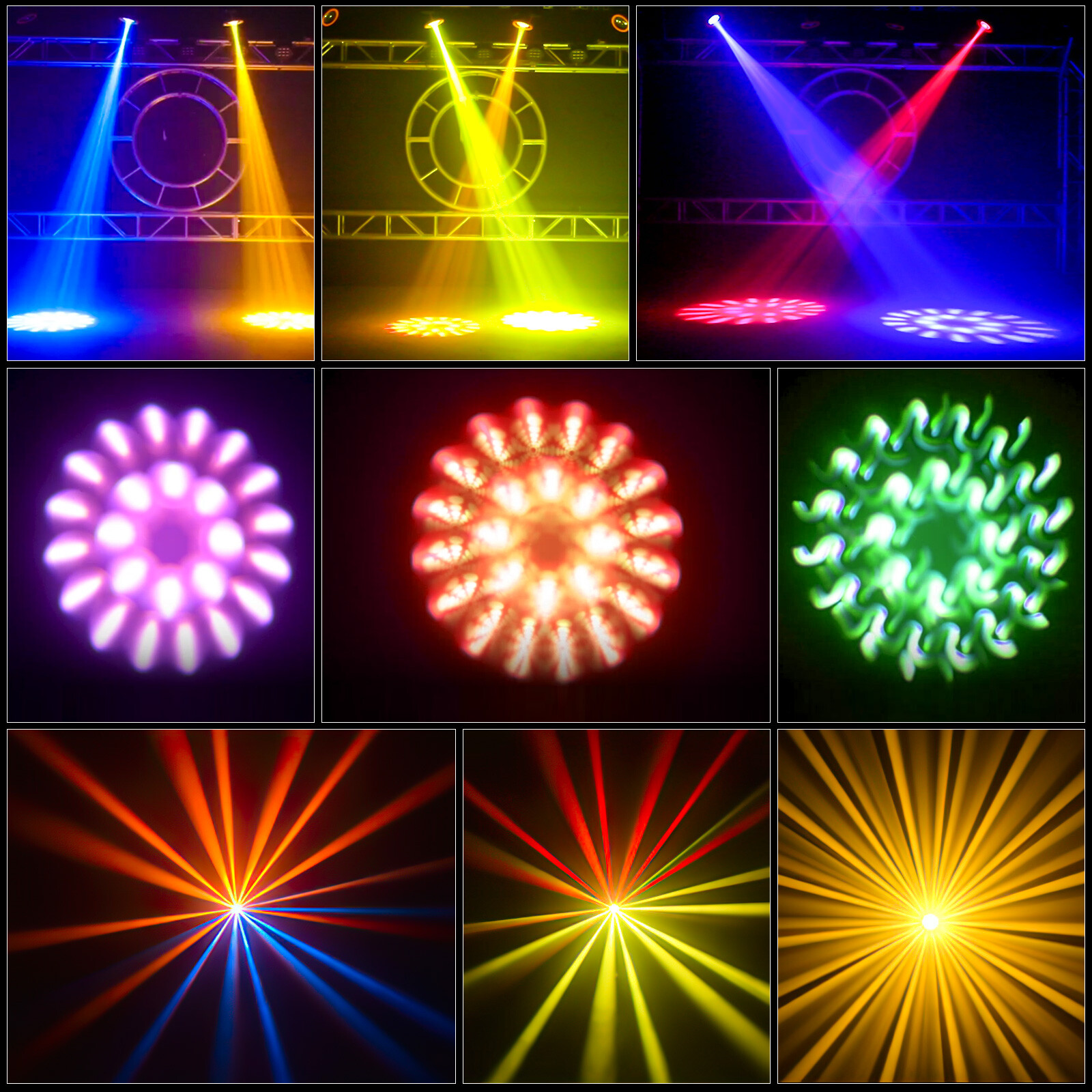 2pcs 230W 7R Beam Moving Head Light RGBW 16Prism DMX Sharpy Strobe Stage Light