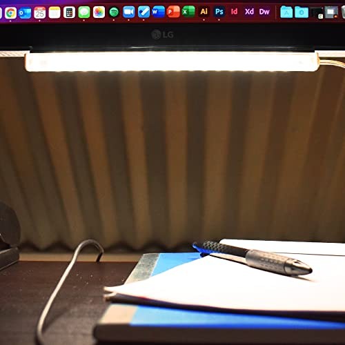 TrueColor USB-Powered LED Light Bar with Frosted Cover for 8 inches Soft White