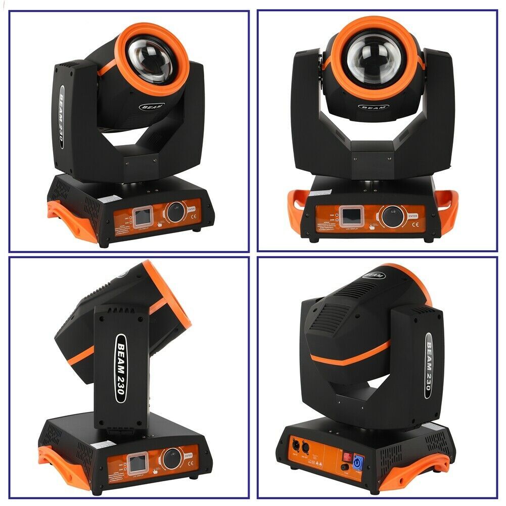 230W 16CH DMX512 7R Zoom 16+8 Prism Beam RGBW Moving Head Stage Light 17 Gobos
