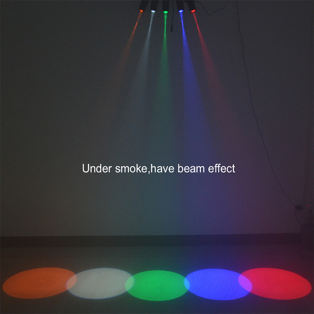 5W LED Disco Ball Beam Projector Lamp Home Party Show DJ Wedding Spotlights