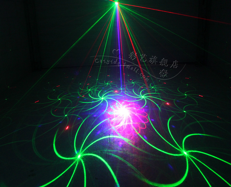48 patterns Red Green Blue Laser stage light Indoor Christmas Decor Lighting Yc
