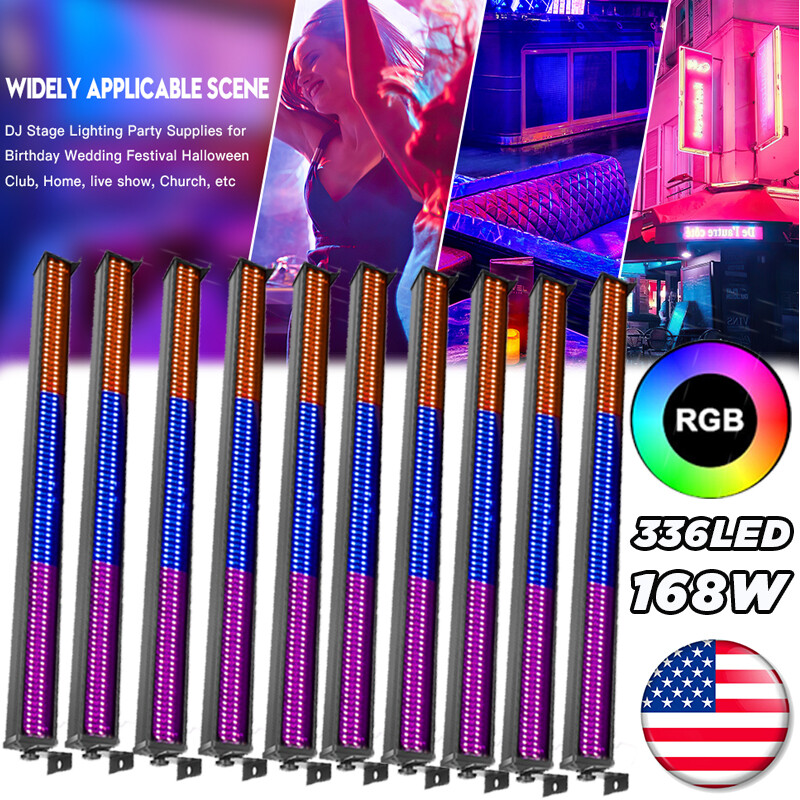 RGB 336LED Wall Wash Light Bar DMX Stage DJ Beam Light Party Show Effect Lights