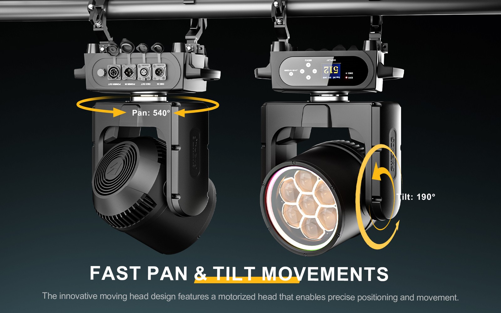 IP66 NEW 7x40W Bees Eyes Beam Wash Moving Head Light RGBW/RGBL/RGBLAC Zoom Light