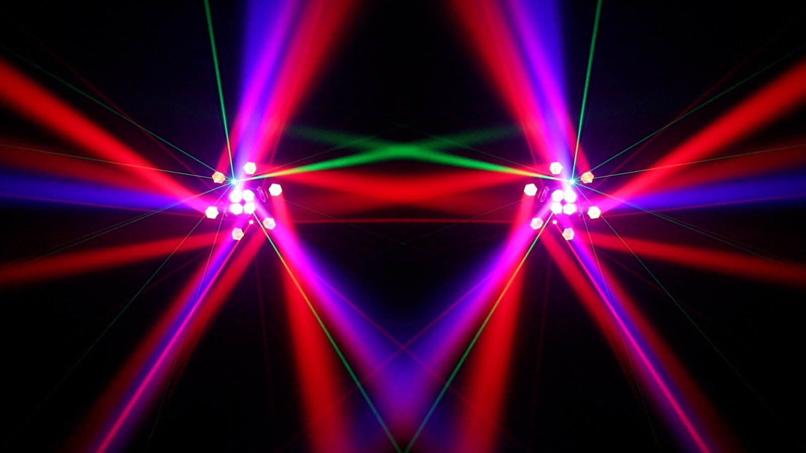 US 6Arms DJ LED Moving Head Beam Light Bee Eye Laser Disco Party Club