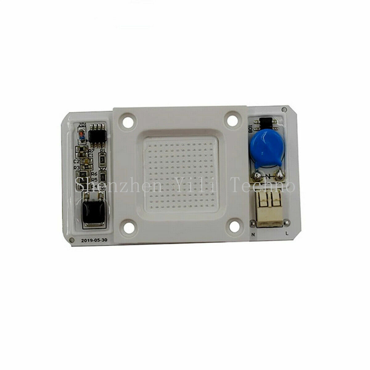 1-10pcs Driverless 50W 400nm UV COB LED Chip Smart AC110/220V No welding Light