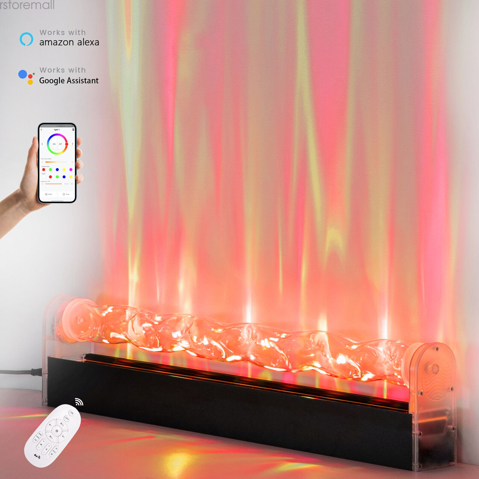 Ocean Wave RGBW Dynamic Wall Washer Bar Light 10 LED Color Party Stage Wall Lamp