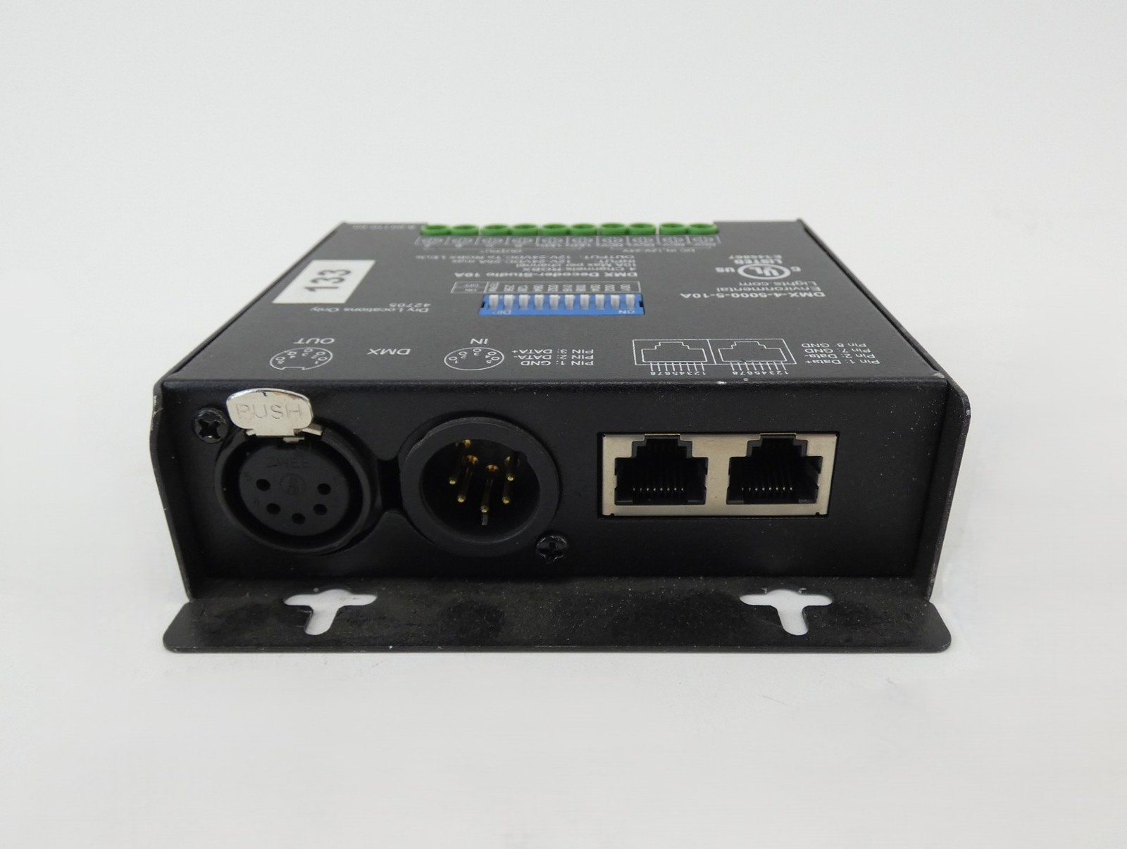 Environmental Lights DMX4-5000-5-10A RGBX 4-Channel Decoder 12-24VDC 10A
