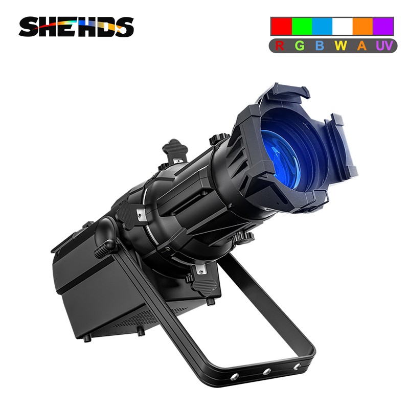 SHEHDS LEKO Profile Spotlight 250W/350W Warm+Cool White RGBWAUV LED Lights Club