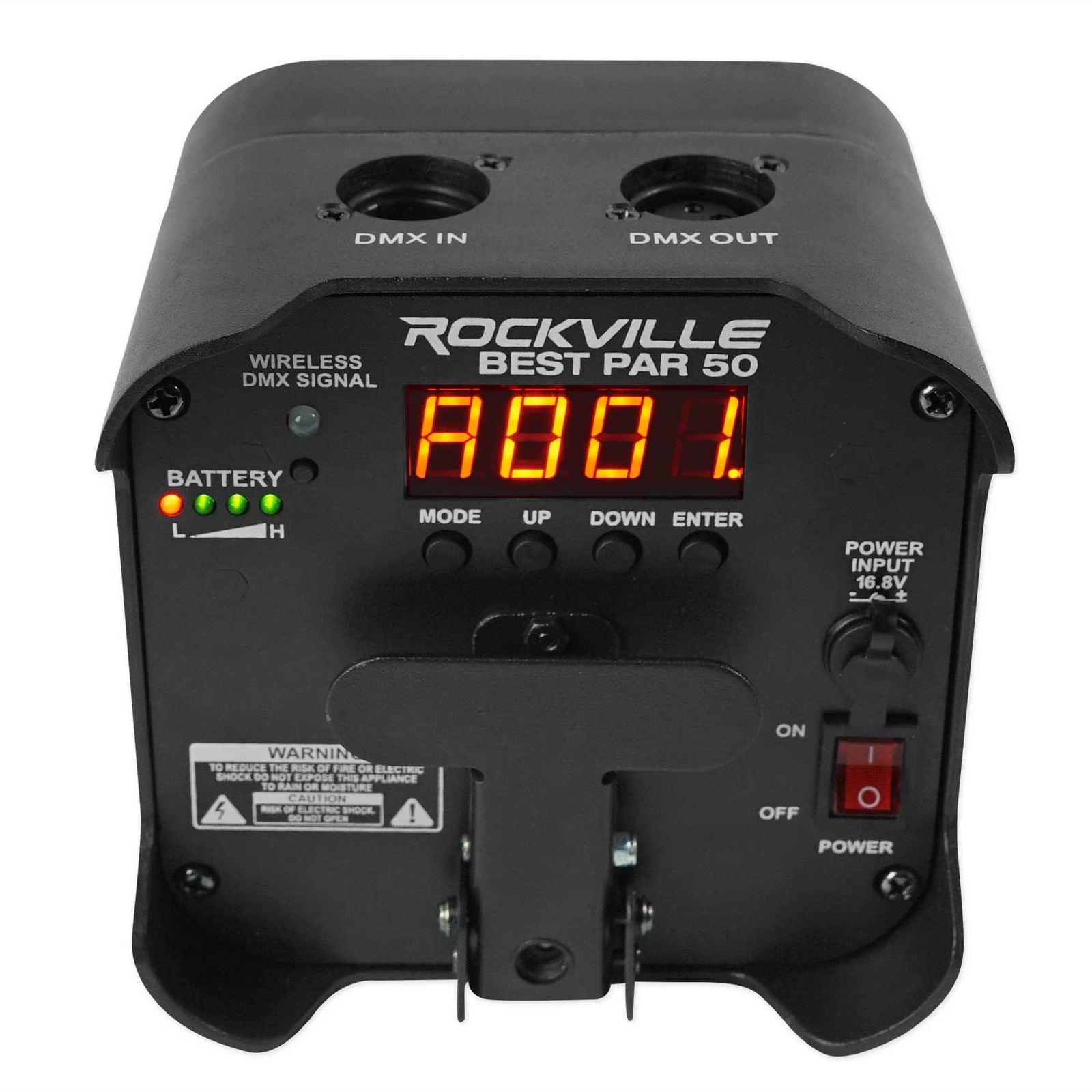 10) Rockville BEST PAR 50 Battery Par Can Wash Up-Lights w/Wireless DMX+RGBWA+UV
