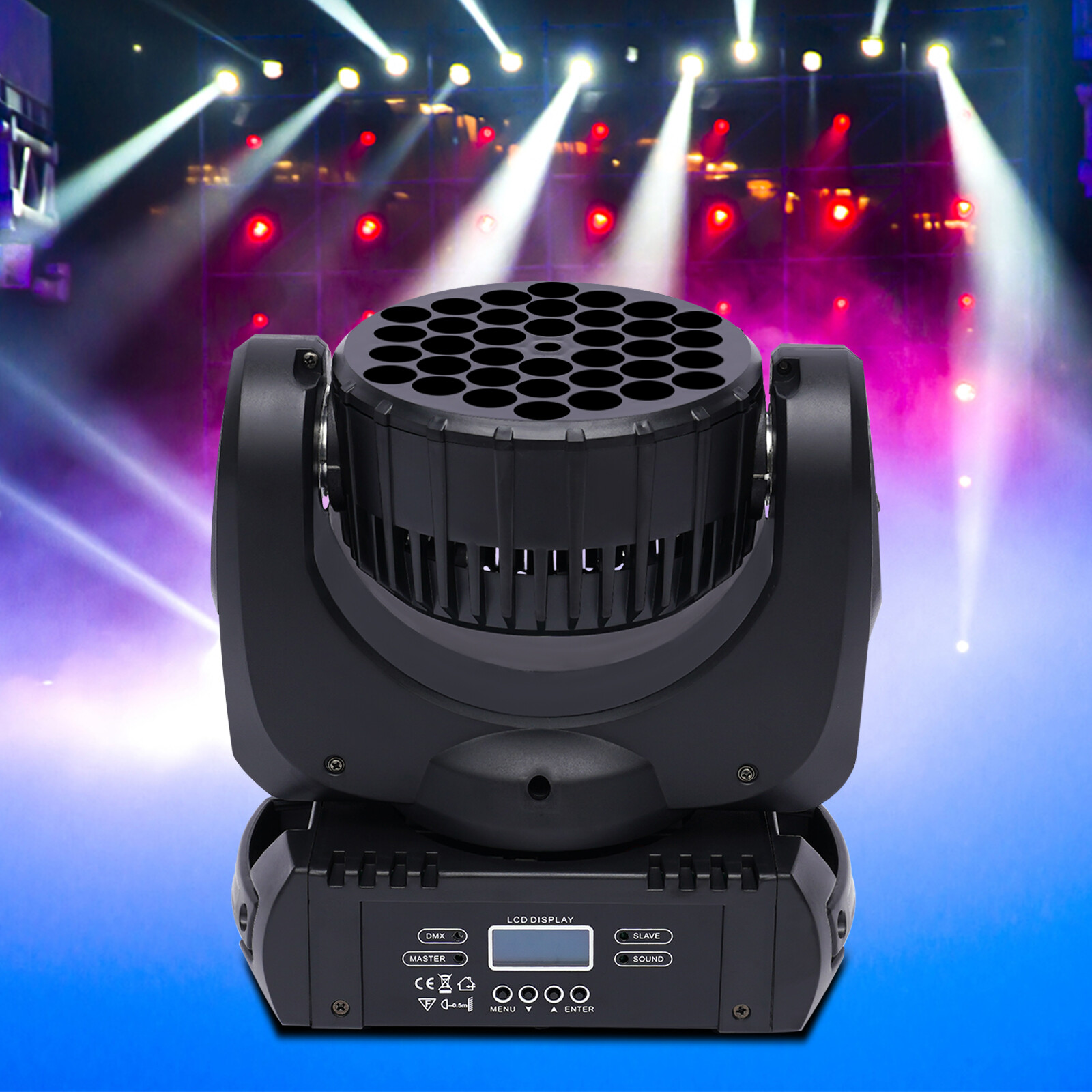 3W LED Laser Stage Light RGBW Moving Head Lamp for DJ Disco KTV Party Bar DMX