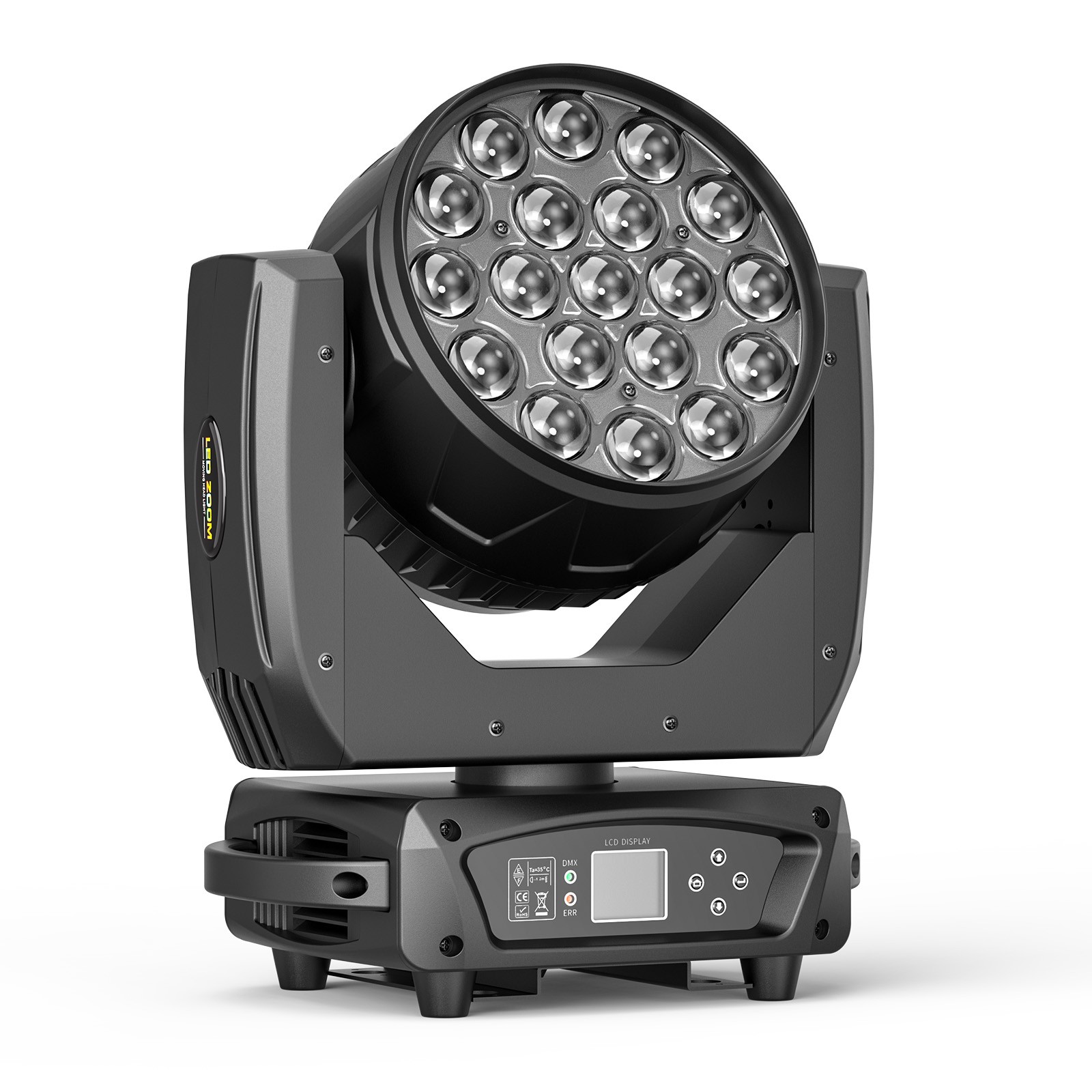 19*20W RGBW 4in1 Beam Wash Zoom LED Moving Head Light Stage Lighting Disco Bar