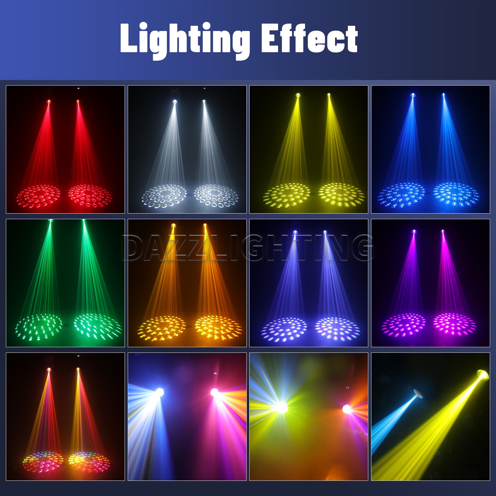 PAIDUN 230W 7R Sharpy Beam Moving Head Light Rainbow Prism Effect Spot Lighting