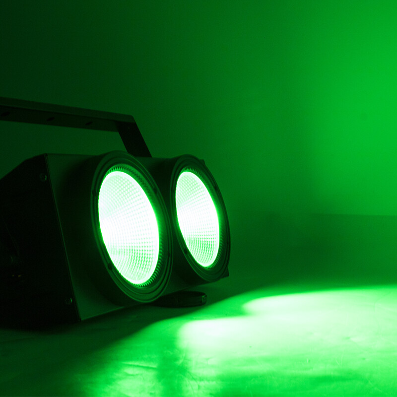 SHEHDS LED Blinder Par COB 200W RGBWA+UV 6IN1 Lighting Wash For Disco Party Bar