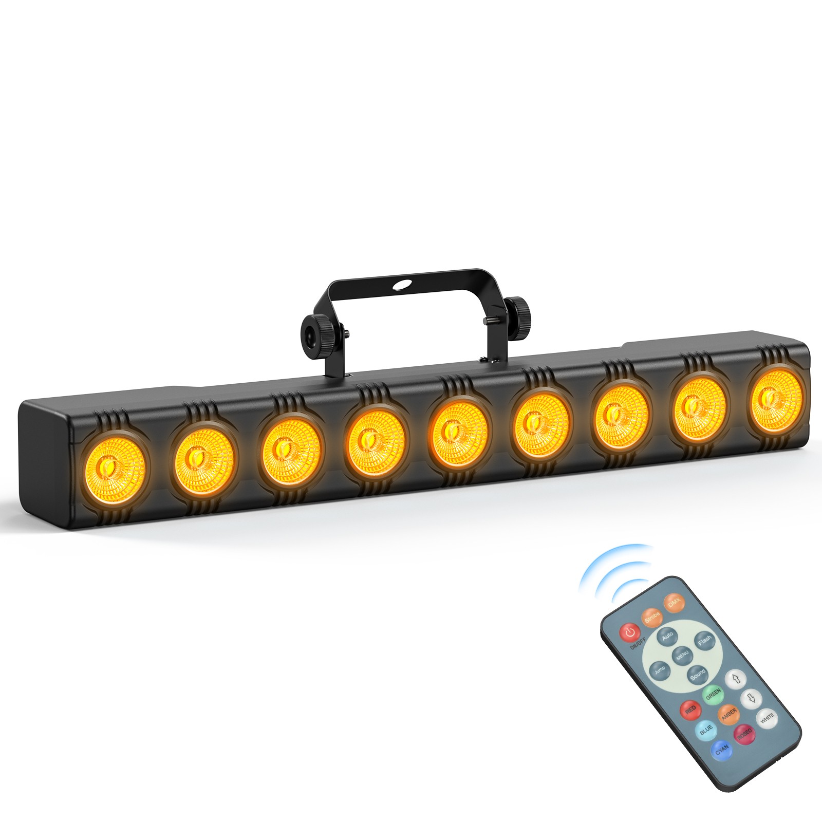 Wall Wash Light 9LED RGBW 4in1 Dyeing Lamp Disco Party Strobe Effect Light
