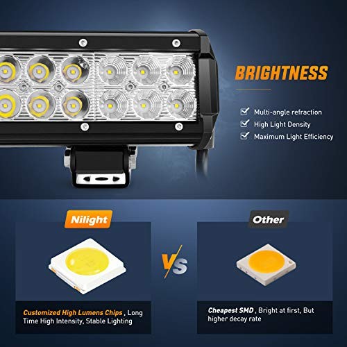 – ZH006 LED Light Bar 20 Inch 126W Spot 20Inch 126W Lights + Wiring Harness