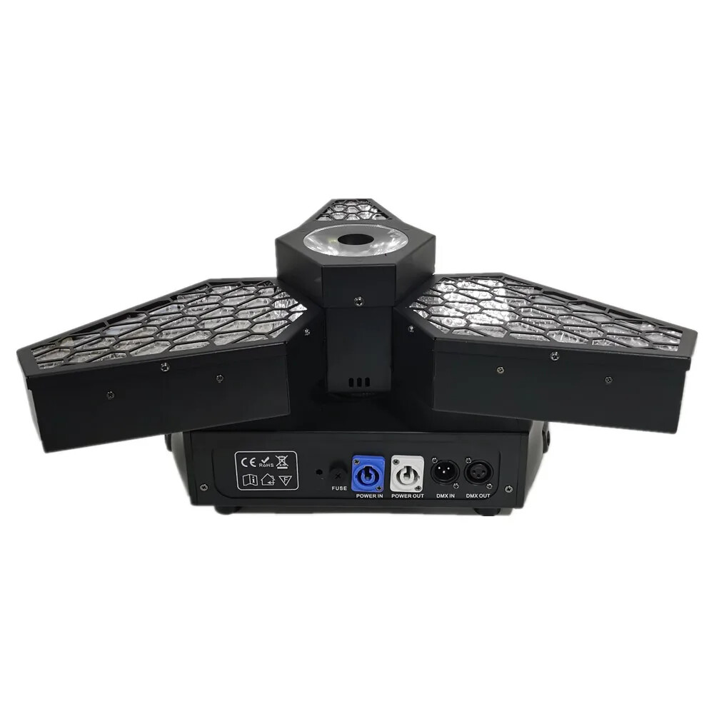 Infinite rotating Stage background led triangle retro strobe light DJ bar Party