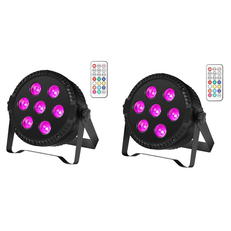 10X 105W RGBW 7LED Par CAN Lighting Stage DMX512 Disco Paryt DJ Party Club Light