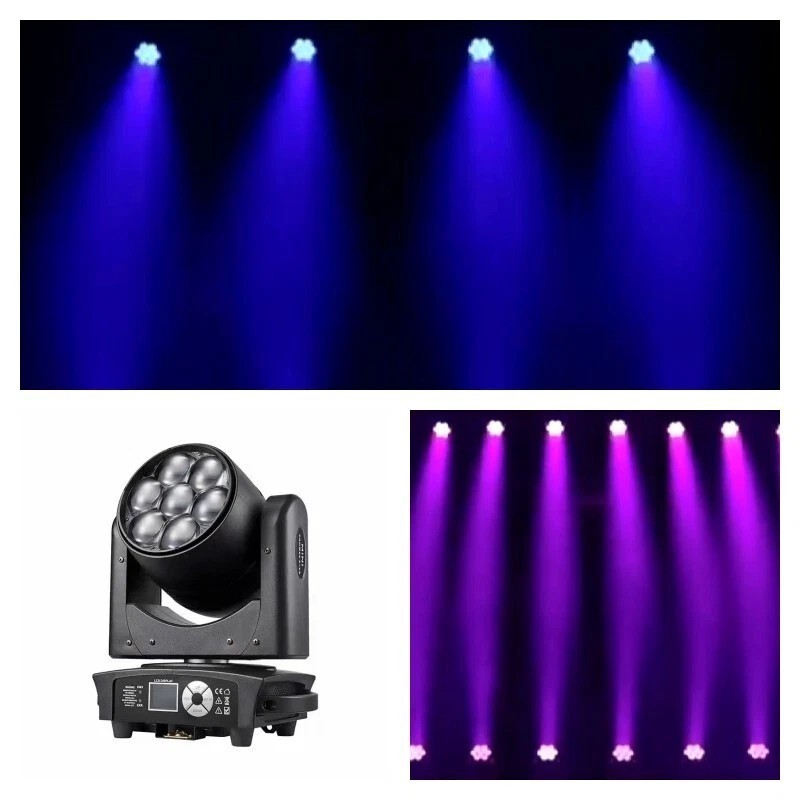 Beam wash 7x40W RGBW Rogue LED Moving Head 3.8-60° Zoom stage light 4pc / case