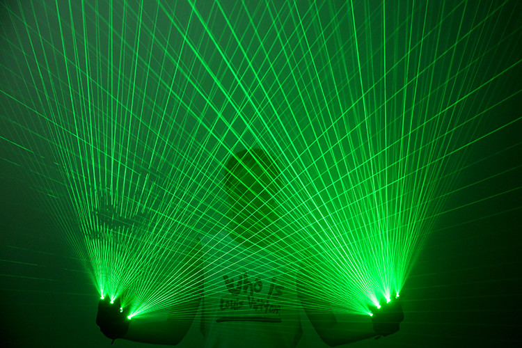 2in1 LED Laser Green Light Gloves DJ Club Dancer Stage Lighting Show Disco Party