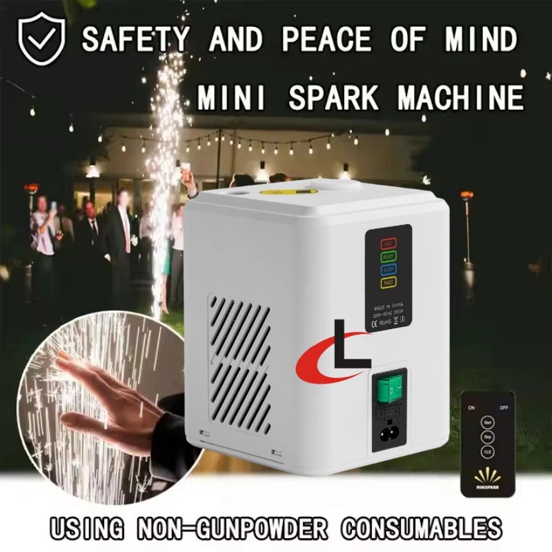 4X350W Cold Sparkler Machine Fountain 3 Meters Mini Fireworks Cold Pyro Machine