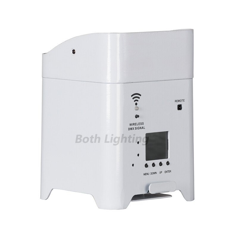 wireless uplight smart DJ S6 battery 6*18w RGBWA+UV 6in1 wedding uplighting