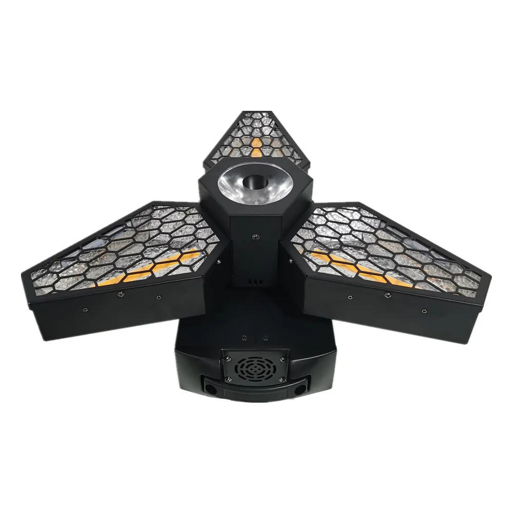 Infinite rotating Stage background led triangle retro strobe light DJ bar Party