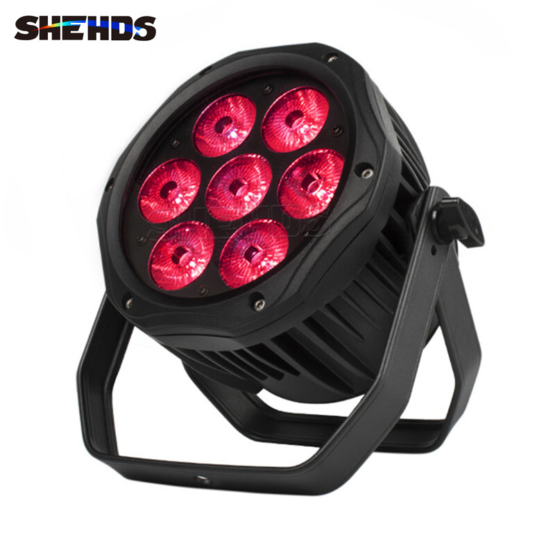 LED 7x18w Outdoor Par Stage Light RGBWA UV Waterproof IP65 Wash For Wedding Show